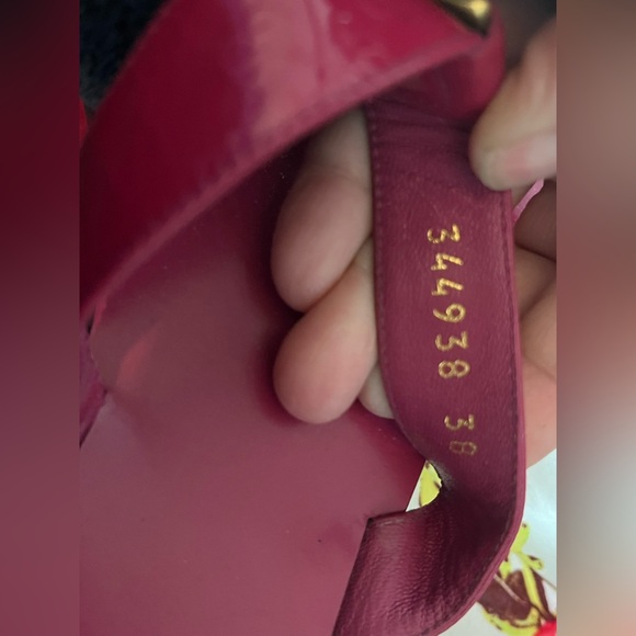 Gucci Fuschia Pink vernice crystal leather micro
Guccisima sandals - Picture 5 of 8